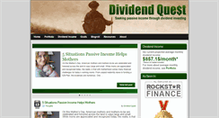 Desktop Screenshot of dividendquest.com